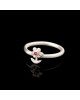 Ring flower silver 925° 1cm. No 52