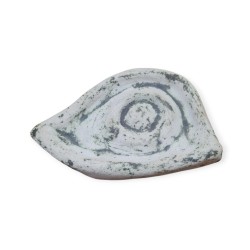 Μάτι σε άσπρο πηλό stoneware 8x13x2cm