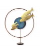 Fishes brass sculpture 39.5Υx33cm