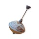 Top ship whale clay stoneware 19x12cm