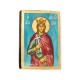 Εικόνα Αγία Αικατερίνη ζωγραφική αυγοτέμπερα σε ξύλο 17x12x2cm