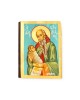 Icon Saint Stylianos egg tempera on wood 17x12x2cm