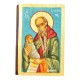 Icon Saint Stylianos egg tempera on wood 22x14x2 cm