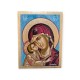 Icon Jesus Christ & Virgin Mary egg tempera on wood 25x19cm