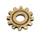PANDORA ARTSHOP PAPERWEIGHT GEAR BRONZE 6.8x0.6cm.