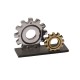 PANDORA ARTSHOP CARDHOLDER GEARS BRONZE-ALUMINIUM 6,9x10,0x3,5 cm