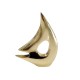 Ship small bronze 11.7x8.8x1.8 cm