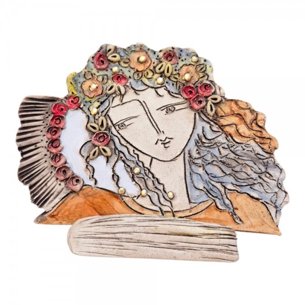 Angel clay stoneware 19x25cm