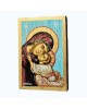 Εικόνα ο Ιησού Χρηστός & η Παναγία αυγοτέμπερα σε ξύλο 17x11.6x2cm