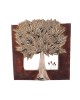 ΅Wallpiece olive tree on frame , the tree of life clay stoneware 27x24 cm