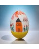 Easter egg handpainted ceramic 12cm