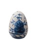 Πασχαλινό αυγό  με τη σχηματική παράσταση του Γολγοθά & λειτουργικών κανατιών  κεραμικό 11cm