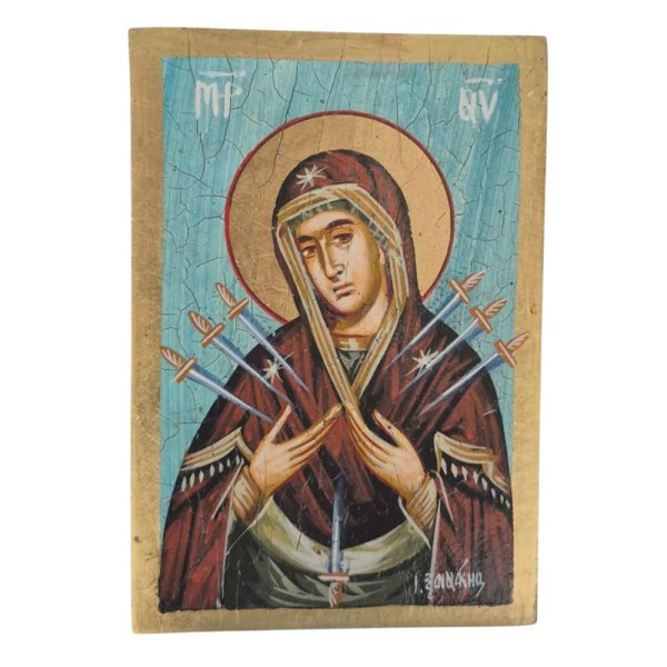 The Miraculous Icon of the Virgin Mary 17x12x2cm