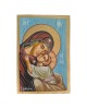 Icon Virgin Mary & Christ egg tempera old wood 17x12x2cm