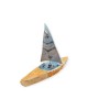 Ceramic ship 17.5x25x7 cm.