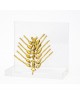 Cardholder the ear of wheat on acrylic base 7.5x8x4.5cm