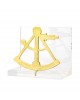 Cardholder Sextant bronze on acrylic base 9x8x4.5 cm