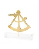 Sextant bronze on acrylic base 8x8x2.5 cm