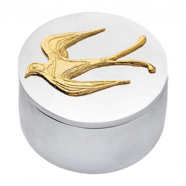 Open box Swallos aluminium goldplated 24K brass 9cm