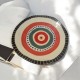Platter eye color handmade  handpanted ceramic 12 cm