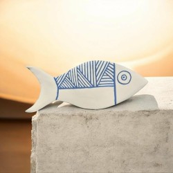 Πιατέλα με ψάρι χεροποίητη κεραμική 28x5.5cm