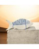 Platter fish handmade  handpanted ceramic 28x5.5cm