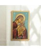 Icon Virgin Mary The Joy of All egg tempera on wood 25x15cm