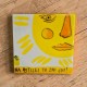 Coaster handpainted clay 10x10cm
