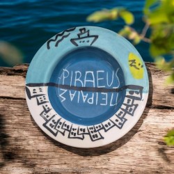 Πιατελάκι Piraeus ζωγραφισμένο κεραμικό 10.5x2.5cm