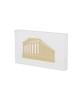 The Parthenon Handcrafted brass creation on clear acrylic 7x12x1.5cm
