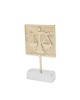 Brass featuring the Symbol of Law , aluminium base 15x8.5cm