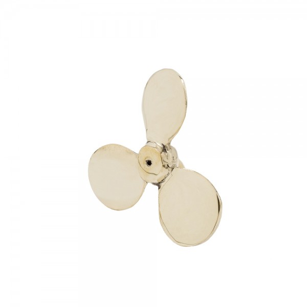 Handcrafted propeller with a brass base 8x8cm