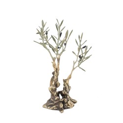 Αιωνόβια ελιά γλυπτό από μπρούντζο 15x12cm.