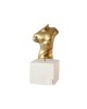 Body bronze sculpture on clay base 9x4cm